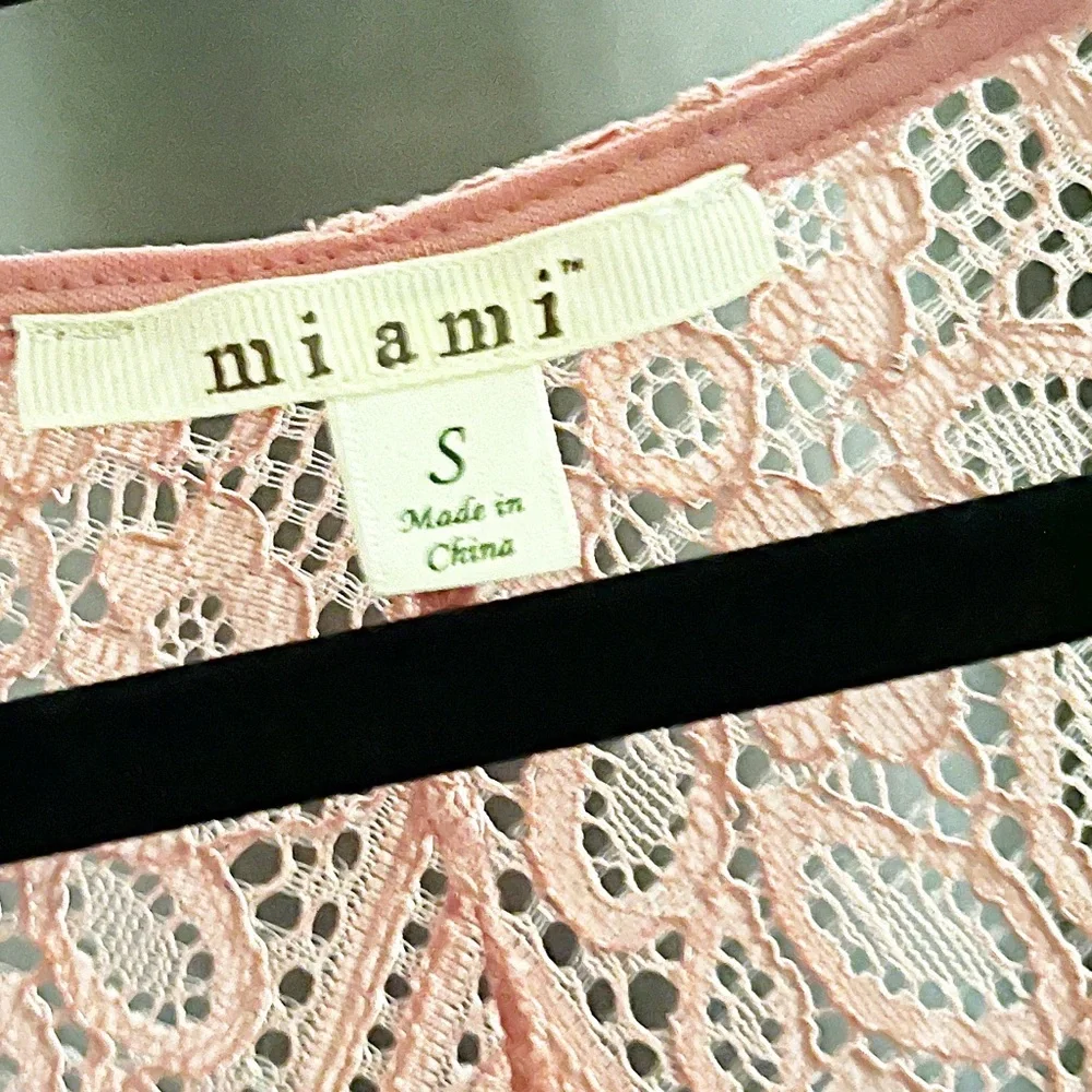KIMONO 🌟 Long PINK Lace Kimono - Picture 5 of 6